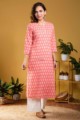 Image for Kusvaa Taf90 Garvita Regular Wear Straight Kurta Side