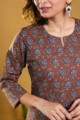 Image for Kusvaa Taf91 Dikshita Regular Wear Kurta Closeup 2