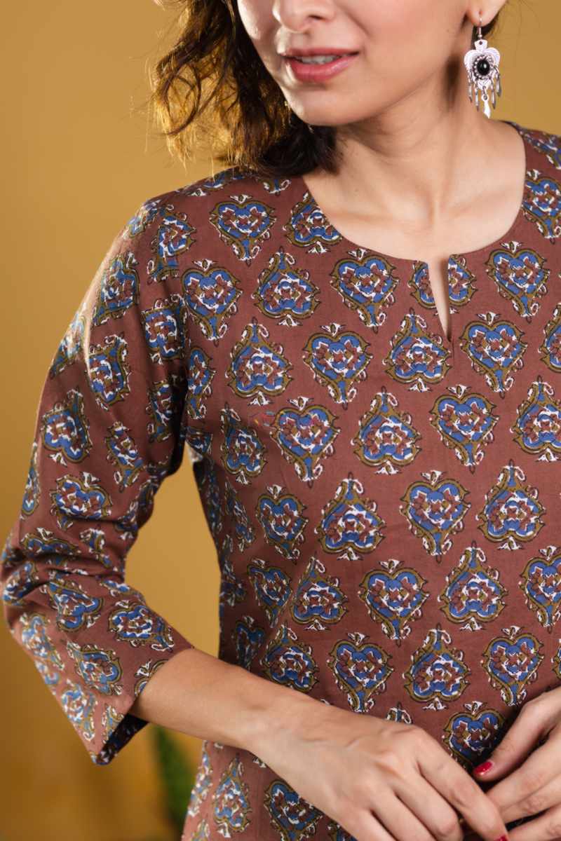Image for Kusvaa Taf91 Dikshita Regular Wear Kurta Closeup 2