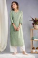 Image for Kusvaa Taf96 Adrtia Regular Wear Straight Kurta Front