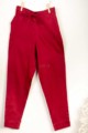 Image for Kusvaa Wfs01 Zaam Silk Cotton Pant Maroon Sitting New
