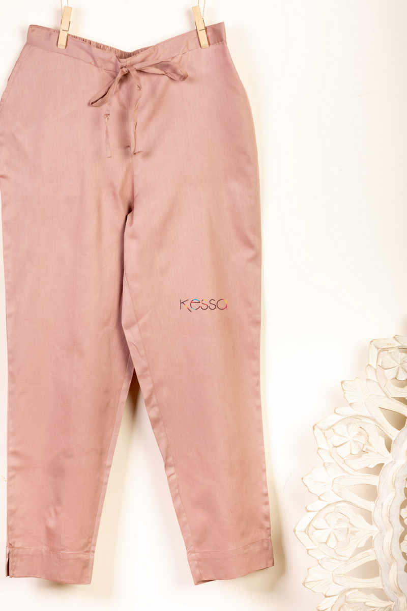 Image for Kusvaa Wfs01 Zaam Silk Cotton Pant Mouse Front New