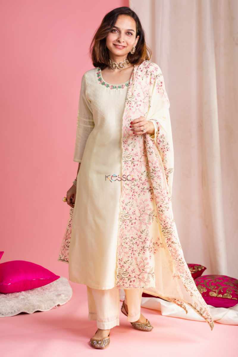 Image for Kusvaa Ws866 Kalinda Chanderi Silk Complete Set Featured