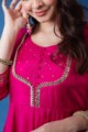 Image for Kusvaa Ws900 Aarunya Kalidaar Mulsin Kurta With Palazzo Closeup