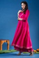Image for Kusvaa Ws900 Aarunya Kalidaar Mulsin Kurta With Palazzo Side