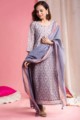 Image for Kusvaa Ws901 Ishara Block Print Kurta With Chanderi Dupatta Side