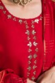 Image for Kusvaa Ws902 Alisa Chanderi Kurta Pant Set With Dupatta Closeup