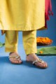 Image for Kusvaa Ws904 Anima Chanderi Kurta Pant Set Closeup 2