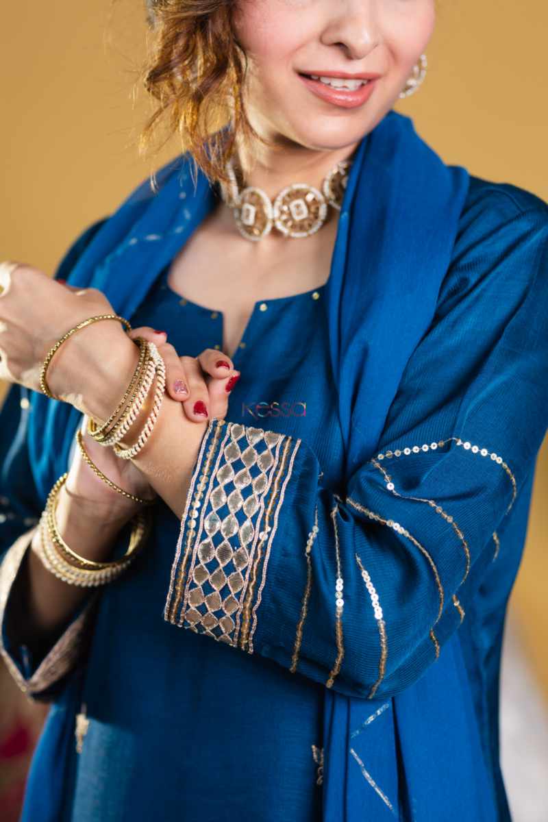 Image for Kusvaa Ws910 Savarna Silk Skirt Complete Set Closeup