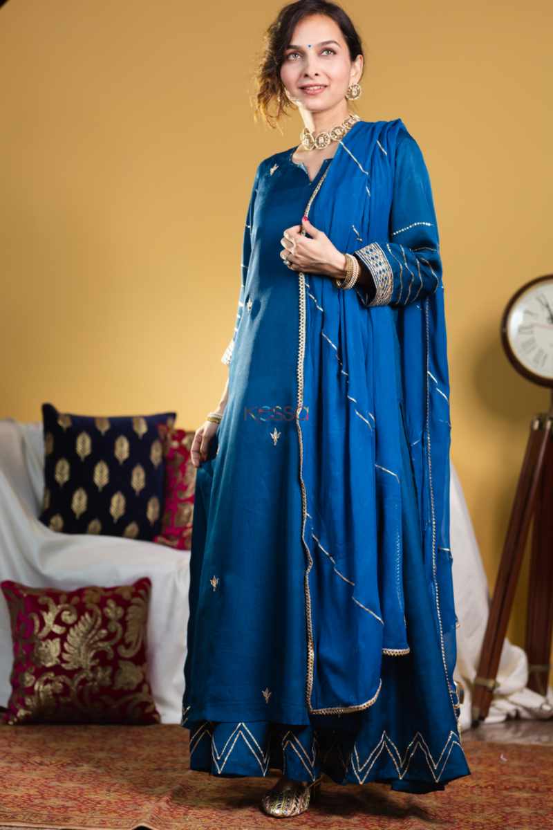Image for Kusvaa Ws910 Savarna Silk Skirt Complete Set Side