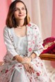 Image for Kusvaa Ws911 Hanita Chanderi Kurta With Organza Dupatta Sitting