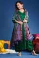 Image for Kusvaa Ws922 Adithi Silk Complete Suit Set With Chanderi Dupatta Front