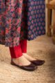 Image for Avdaf190 Abhisha Muslin A Line Kurta Closeup 2 New
