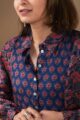 Image for Avdaf190 Abhisha Muslin A Line Kurta Closeup New