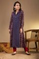 Image for Avdaf190 Abhisha Muslin A Line Kurta Front New