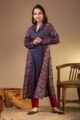 Image for Avdaf190 Abhisha Muslin A Line Kurta Side New