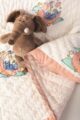 Image for Kaq225 Siti Blockprint Mulmul Baby Quilt Front