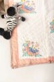 Image for Kaq225 Siti Blockprint Mulmul Baby Quilt Side