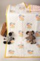 Image for Kaq231 Kanishka Blockprint Mulmul Baby Quilt Closeup