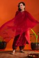 Image for Kusvaa Avdaf192 Akshaya Chanderi Kurta With Cotton Salwar Side