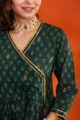 Image for Kusvaa Avdaf196 Abhaya Angrakha Kurti With Dhoti Salwar Closeup