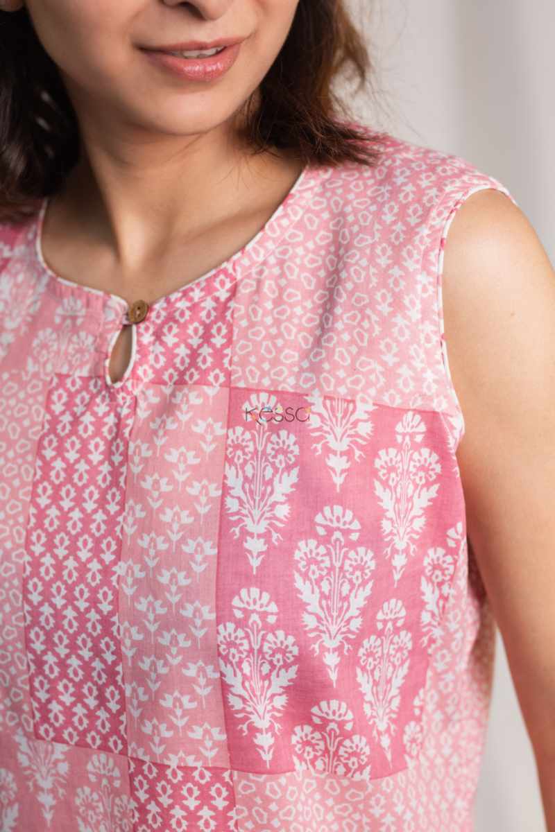 Image for Kusvaa De145 Sadhvi Jammies Set Closeup 2