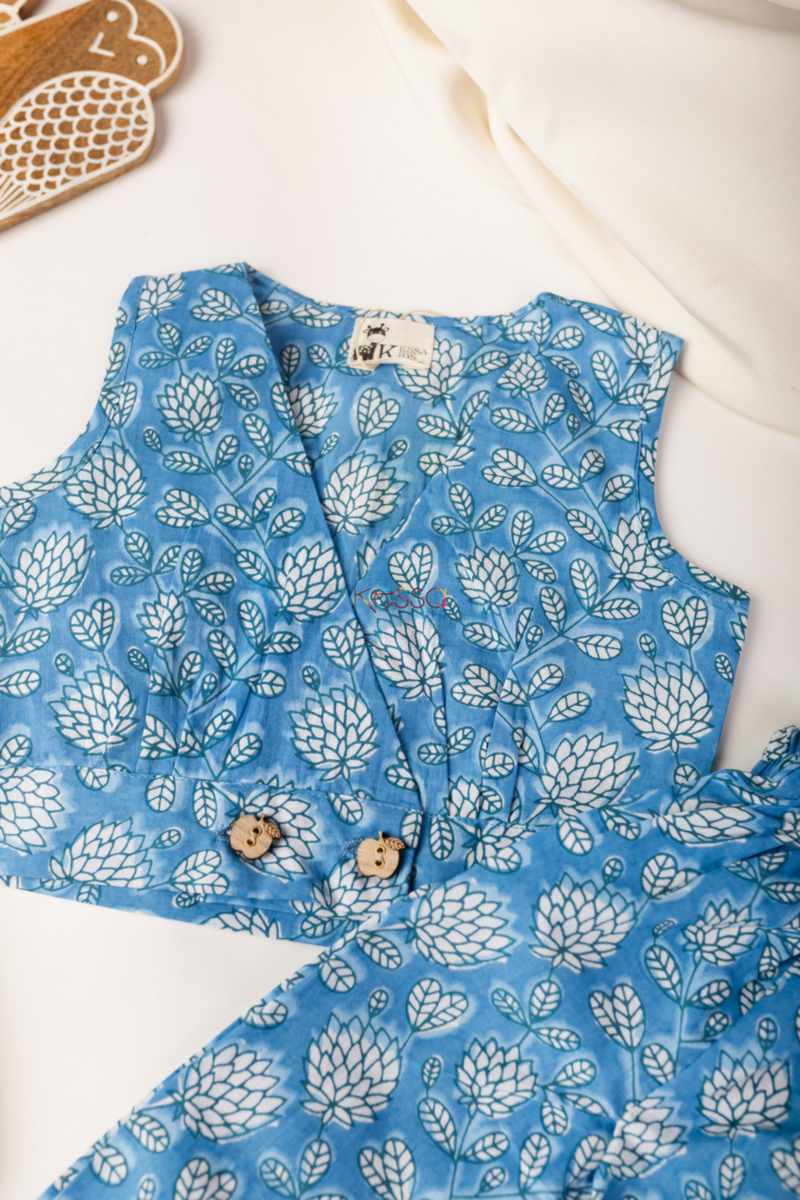 Image for Kusvaa Dek83 Nupura Cotton Cordinated Set Closeup 2