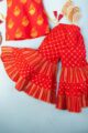 Image for Kusvaa Mbe33 Prisha Cotton Sharara Top Set With Dupatta Closeup 2