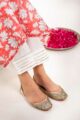 Image for Kusvaa Vcr146 Aagam Block Printed Straight Kurta With Dupatta Closeup 2