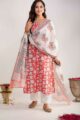 Image for Kusvaa Vcr146 Aagam Block Printed Straight Kurta With Dupatta Featured