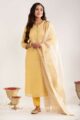 Image for Kusvaa Vcr150 Adita Maheshwari Silk Straight Kurta Side