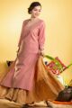Image for Kusvaa Vcr159 Minisha Chanderi A Line Kurta Side