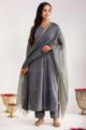 Image for Kusvaa Ws914 Nayna Silk Kurta Pant Set With Kota Doria Dupatta Featured