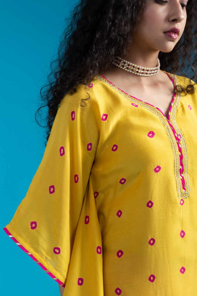 Image for Kusvaa Ws949 Samiya Muslin Kaftan Closeup 2 New