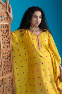 Image for Kusvaa Ws949 Samiya Muslin Kaftan Featured New