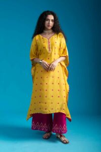Image for Kusvaa Ws949 Samiya Muslin Kaftan Front New