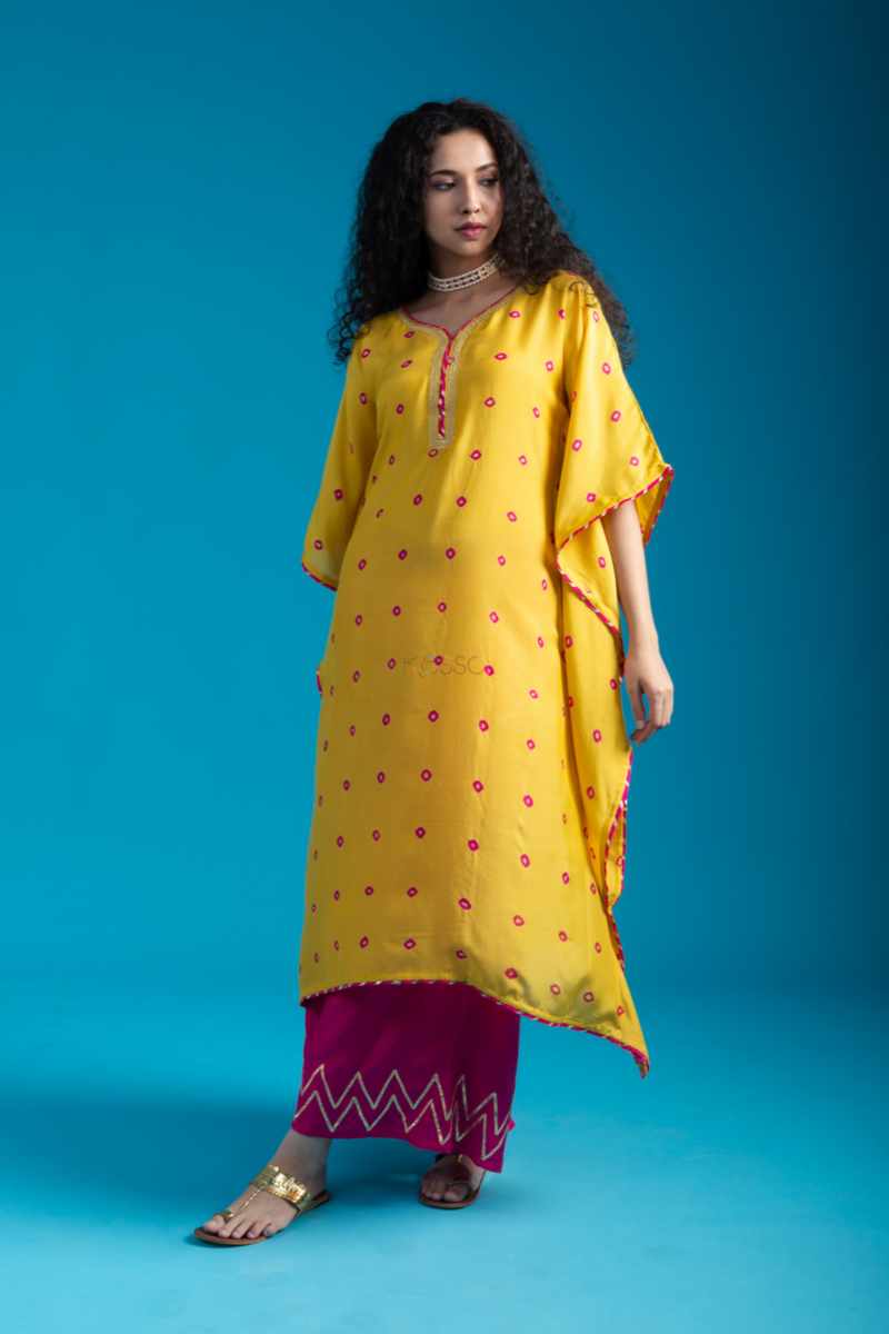 Image for Kusvaa Ws949 Samiya Muslin Kaftan Side New