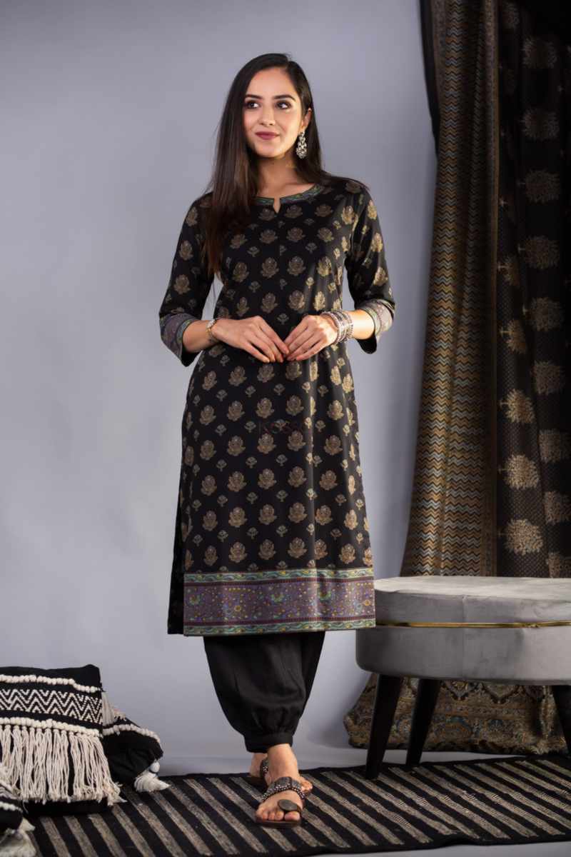 Image for Kusvaa Avdaf199 Nilima Striaght Cotton Kurta Featured