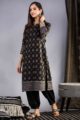 Image for Kusvaa Avdaf199 Nilima Striaght Cotton Kurta Side