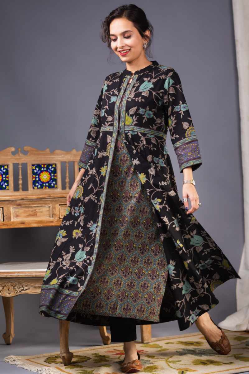 Image for Kusvaa Avdaf200 Venya Cotton A Line Kurta With Inner Featured