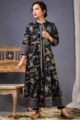 Image for Kusvaa Avdaf200 Venya Cotton A Line Kurta With Inner Front