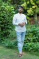 Image for Kusvaa Awk50 Atamveer Block Print Men Shirt Side