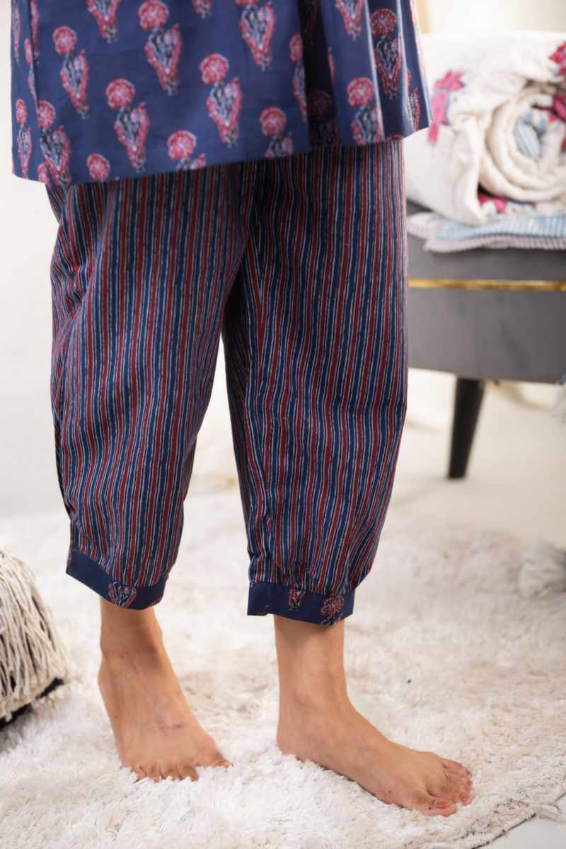 Image for Kusvaa De157 Opaline Cotton Jammies Set Closeup 2