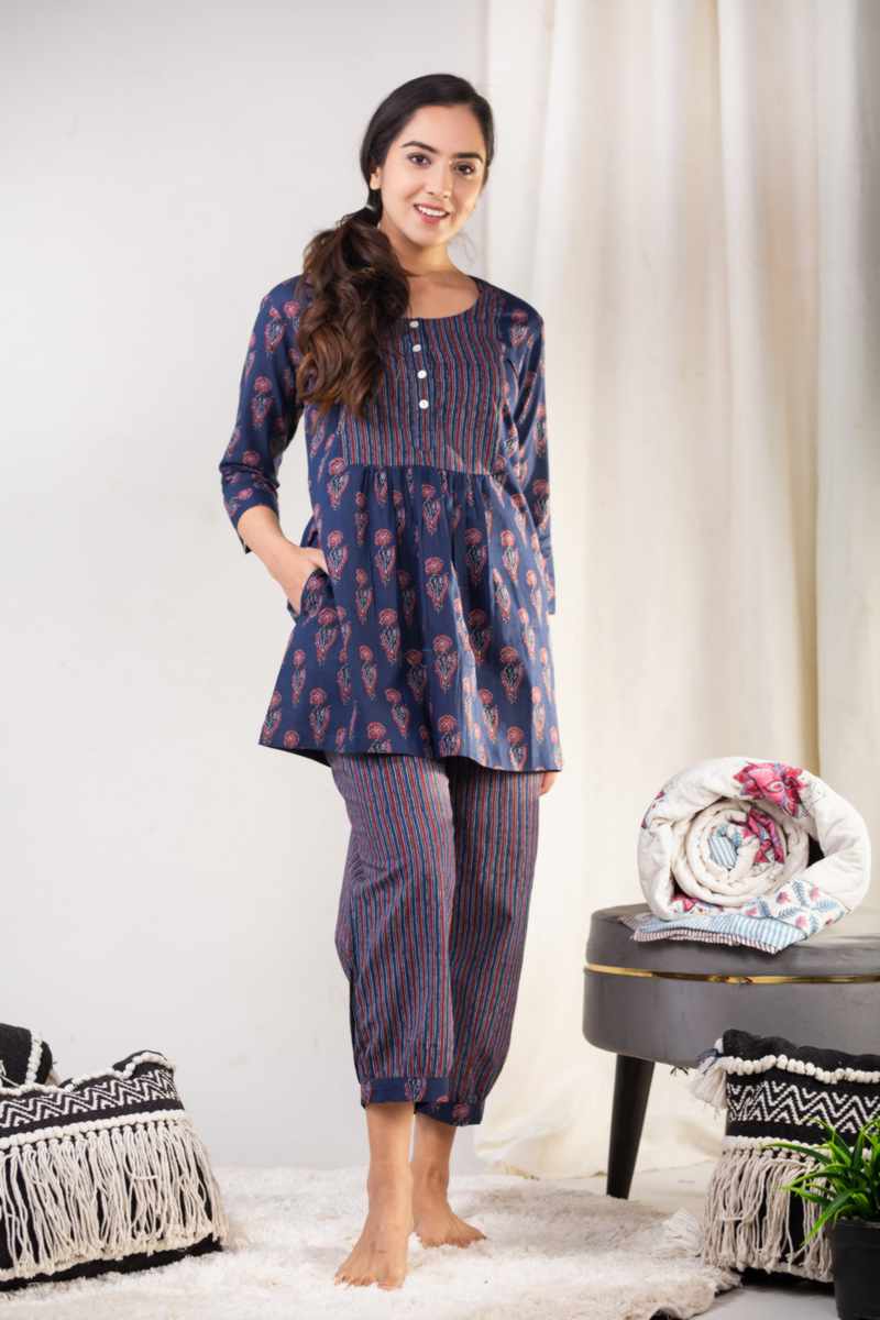 Image for Kusvaa De157 Opaline Cotton Jammies Set Front