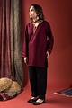 Image for Kusvaa De165 Mya Woolen Short Kurti Back New