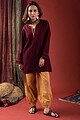 Image for Kusvaa De165 Mya Woolen Short Kurti Closeup 6 New