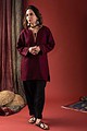 Image for Kusvaa De165 Mya Woolen Short Kurti Pattern New