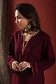 Image for Kusvaa De165 Mya Woolen Short Kurti Side New