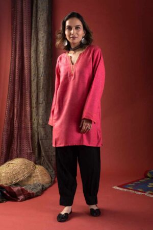 Image for Kusvaa De170 Keerthi Woolen Short Kurti Sleeves