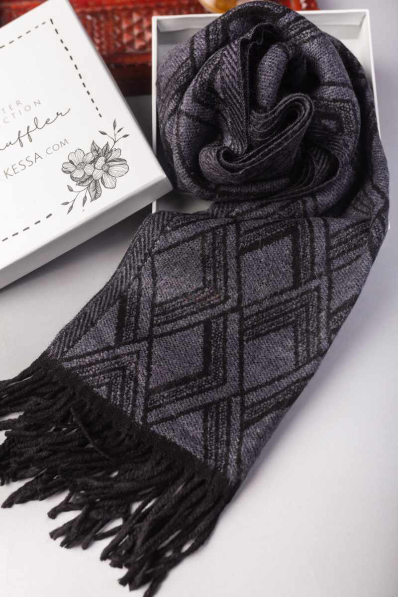 Image for Kusvaa Kusl134c Govind Woolen Muffler Side